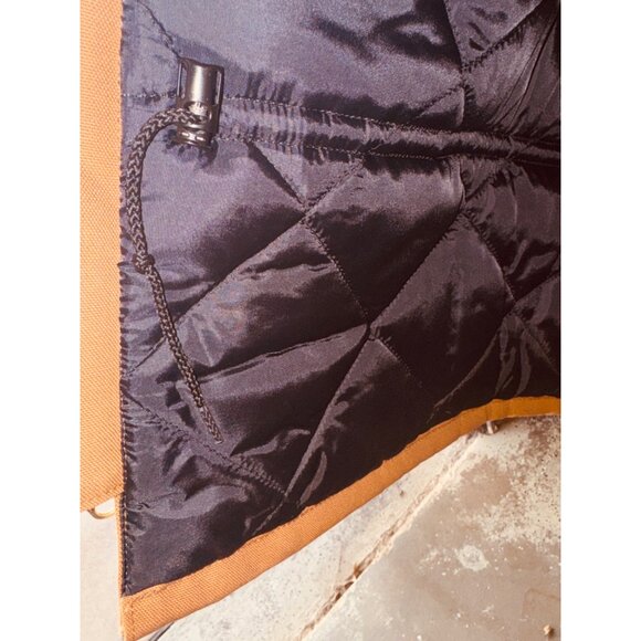 NWOT Carhartt Duck Traditional Brown Insulated Barn Jacket Chore Coat XXL Tall - Picture 13 of 16